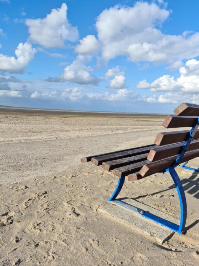 Erdgeschoss Wohnung Watt'N Meer Mit Garten In Dangast 바르엘 외부 사진